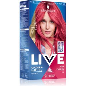 Schwarzkopf LIVE Colour + Lift Pernamente Haarkleuring Tint L77 Pink Passion 1 st
