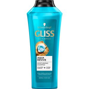 Schwarzkopf - Gliss Aqua Revive - Shampoo - 400 ml - Voor Normaal tot Droog Haar