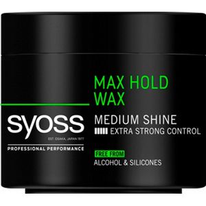 Syoss Max Hold Styling Wax met Extra Sterke Fixatie 150 ml
