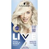 Schwarzkopf - LIVE Intense Bleach - Ontkleuringsmiddel - 00A Absolute Platinum - 1 st