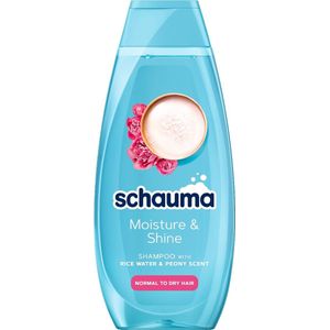 Schwarzkopf Schauma Moisture & Shine Hydraterende Shampoo voor Normaal tot Droog Haar 400 ml