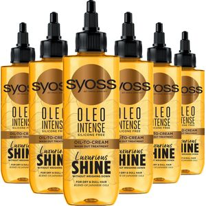 Syoss - Oleo Intense - Oli-In-Cream - Haarverzorging - Voordeelverpakking - 6 x 200 ml