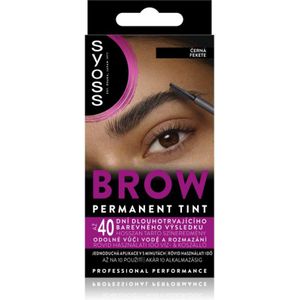 Syoss - Brow Tint - Wenkbrauwverf - Black - 10 ml
