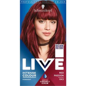 Schwarzkopf - LIVE Intense Colour - Haarkleuring - 043 Red Passion - 1 st