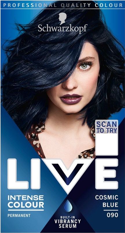 Schwarzkopf - LIVE Intense Colour - Permanente Haarkleuring - Cosmic Blue