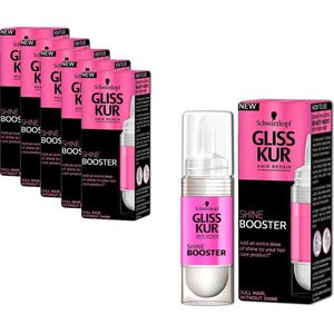 6 stuks Gliss Kur Shine Booster 15 ml - Voordeelverpakking