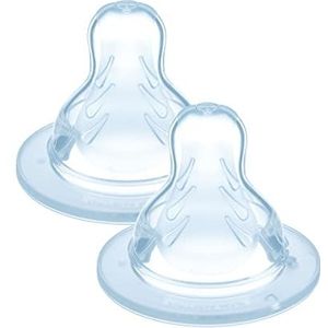 MAM Spenen Maat 3 voor 4+ Maanden, Fast Flow met SkinSoft Silicone, Past op Alle Babyflessen, Babyvoeding Essentials, Pack van 2
