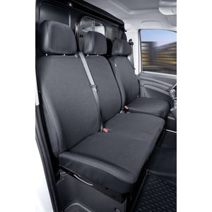 Autostoelhoes Transporter Fit van Stof Antraciet Geschikt Voor Mercedes-Benz Viano/Vit