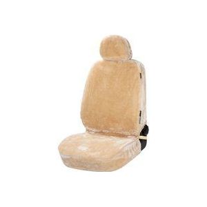 Walser Autostoelhoes Teddy - imitatiebont - beige