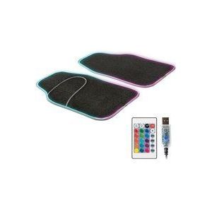 LED Carpet Ambiente, Vloermatten met LED Band, Auto Vloertapijt met LED Verlichting, Auto Tapijt met Verschillende Lichtfuncties