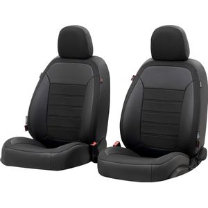 Walser Auto stoelbekleding Aversa geschikt voor Seat Leon 09/2012-Vandaag, 2 enkele zetelhoezen voor sportzetels