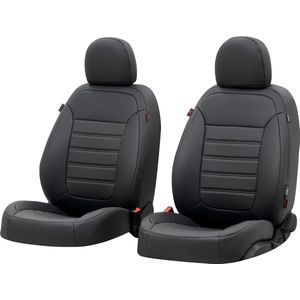 Walser Auto stoelbekleding Robusto geschikt voor Nissan Qashqai/Qashqai +2 I 12/2006-04/2014, 2 enkele zetelhoezen voor standard zetels