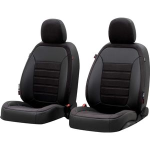 Walser Auto stoelbekleding Bari geschikt voor Ford Focus II Turnier 07/2004-09/2012, 2 enkele zetelhoezen voor standard zetels