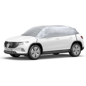 Walser Dekzeil voor auto All Weather Basic, autozeil halve garage maat L zilver