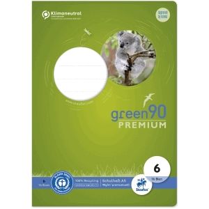 Staufen Schulheft ""green"" DIN A5, 90 g/m², Lineatur 6