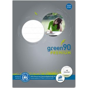 Staufen® Hausaufgabenheft green Lineatur SL liniert DIN A5 ohne Rand, 48 Blatt