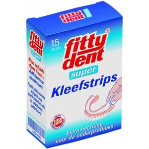 Fittydent Kleefstrips 15 stuks