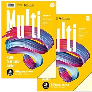 Staufen Style multifunctioneel papier, DIN A4, 80 g/m², kleur crème - 2 pakken van elk 50 vel