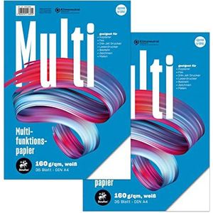 Staufen Style multifunctioneel papier, DIN A4, 160 g/m², kleur wit - 2 pakken van elk 35 vel