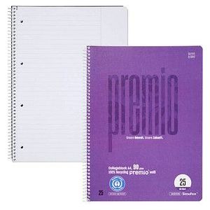 Staufen ""Premio"" Collegeblock DIN A4 liniert, 80 Blatt, 90 g/m², Lineatur 25