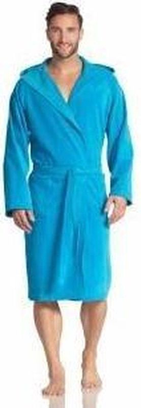 Vossen - Badjas Texas - Turquoise - Katoen