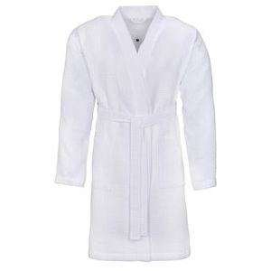 Vossen - ROM Pique-U - Badjas - Wit - Katoen-Wafel