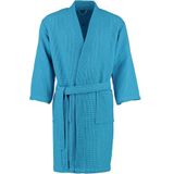 Vossen - ROM Pique-U - Badjas - Turquoise - Katoen-Wafel