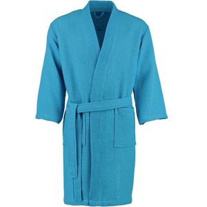 Vossen - ROM Pique-U - Badjas - Turquoise - Katoen-Wafel