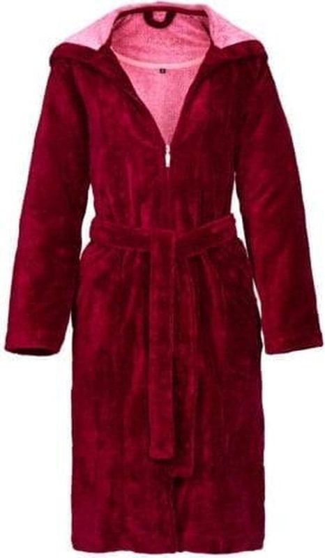 Vossen - Palermo - Badjas - Burgundy - Katoen