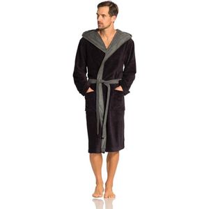 Badjas Vossen Poppy Anthracite