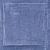 Vossen Unisex-Bademantel Texas, ideal für Sauna & Spa, Hotelbademantel, Morgenmantel, Kurzform, Webvelours, Kapuze, Gürtel, für Damen & Herren