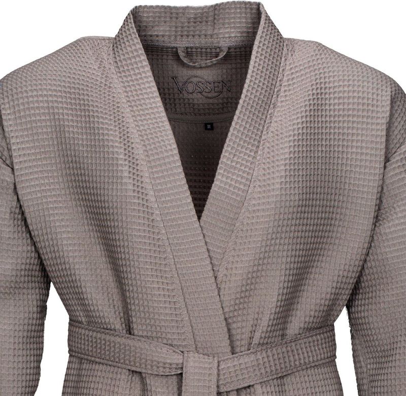Vossen - ROM Pique-U - Badjas - Pepplestone - Katoen-Wafel