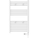 EISL Designradiator Handdoekradiator Elektrisch 80 x 50 cm met Timer, Wit