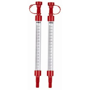 Sola Slangenwaterpas SP10 blister, 25cm schaal 0-155mm kunststof doppen - 01450220 - 01450220