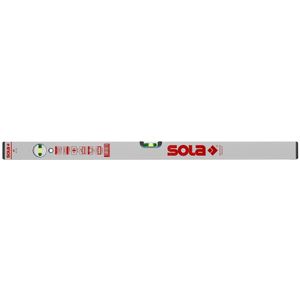 SOLA Alu blokwaterpas AV200 200cm 2 libellen 0,50mm/m zilver - 01111701