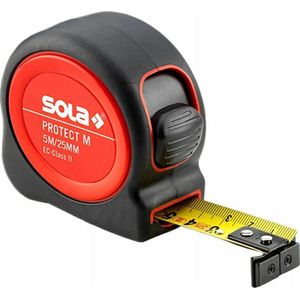 Sola rolmaat 5m PROTECT M 25mm magnetisch