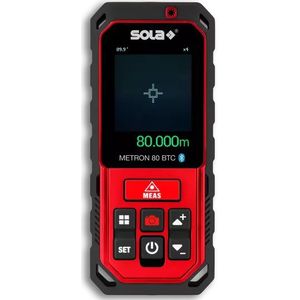 Sola METRON 80 BTC Laser Afstandsmeter In Tas - Bluetooth - 80m