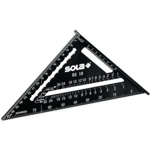 Sparrenwinkel rs 18 Schenkellänge 185 mm 0 ° - 90 ° Aluminium