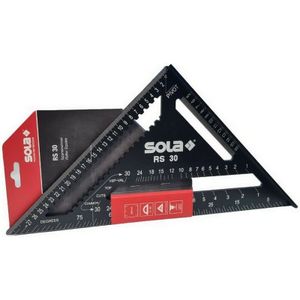 Zerodis 30 Cm Aluminiumlegering Driehoek Liniaal Vierkant Gradenboog Hoge Precisie Meetgereedschap Timmerhoek Met Aanslag Metrisch Voor Ingenieurs Timmermannen 683563735
