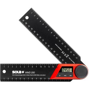 Sola - Winkelmesser Messer Digital elektronisch verstellbar 270Grad Lineal wmd 200