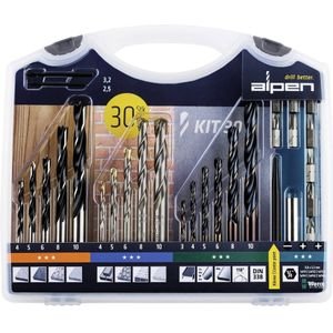 Alpen 800230100 Universeel boor assortiment 30-delig