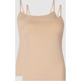 Skiny Damesonderhemd, ondoorzichtig, verpakking van 2 stuks, beige, 62 NL