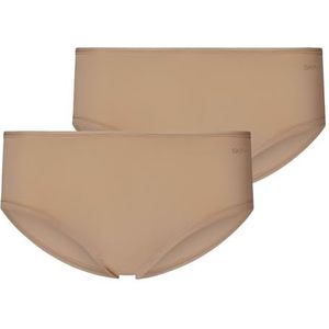 Skiny - Micro Lovers - Damesslippers - Beige - Verpakking van 2 stuks