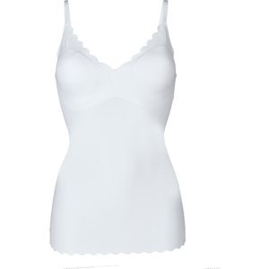 Skiny - Spaghetti T-shirt - Wit - Microvezel - Uitneembare Pads