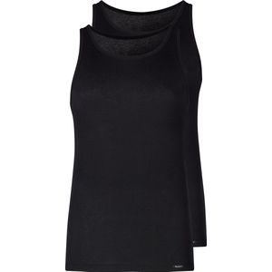 Skiny - Herenonderhemd - Zwart - Verpakking van 2