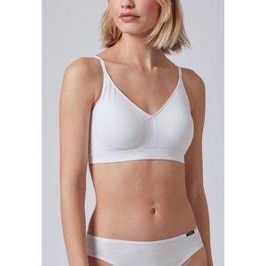 Skiny Bustier uitneembare pads beha met volledige afdekking, wit, 42 dames, Wit.