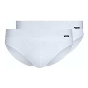Skiny - Cotton Retro Slip - Wit - Katoen - Verpakking van 2 Stuks