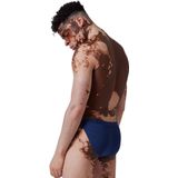 Skiny - Tanga Cotton Rib - Onderbroek - Navy - Verpakking van 2 stuks