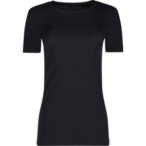 Skiny - Shirt - Zwart - Kwartmouw - Slanke Pasvorm