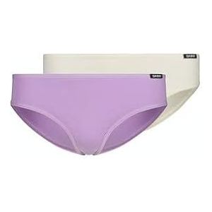 Skiny Cotton Essentials Slip, voor meisjes, paars selectie, regular (verpakking van 2 stuks), Purple Selectie, 140 cm